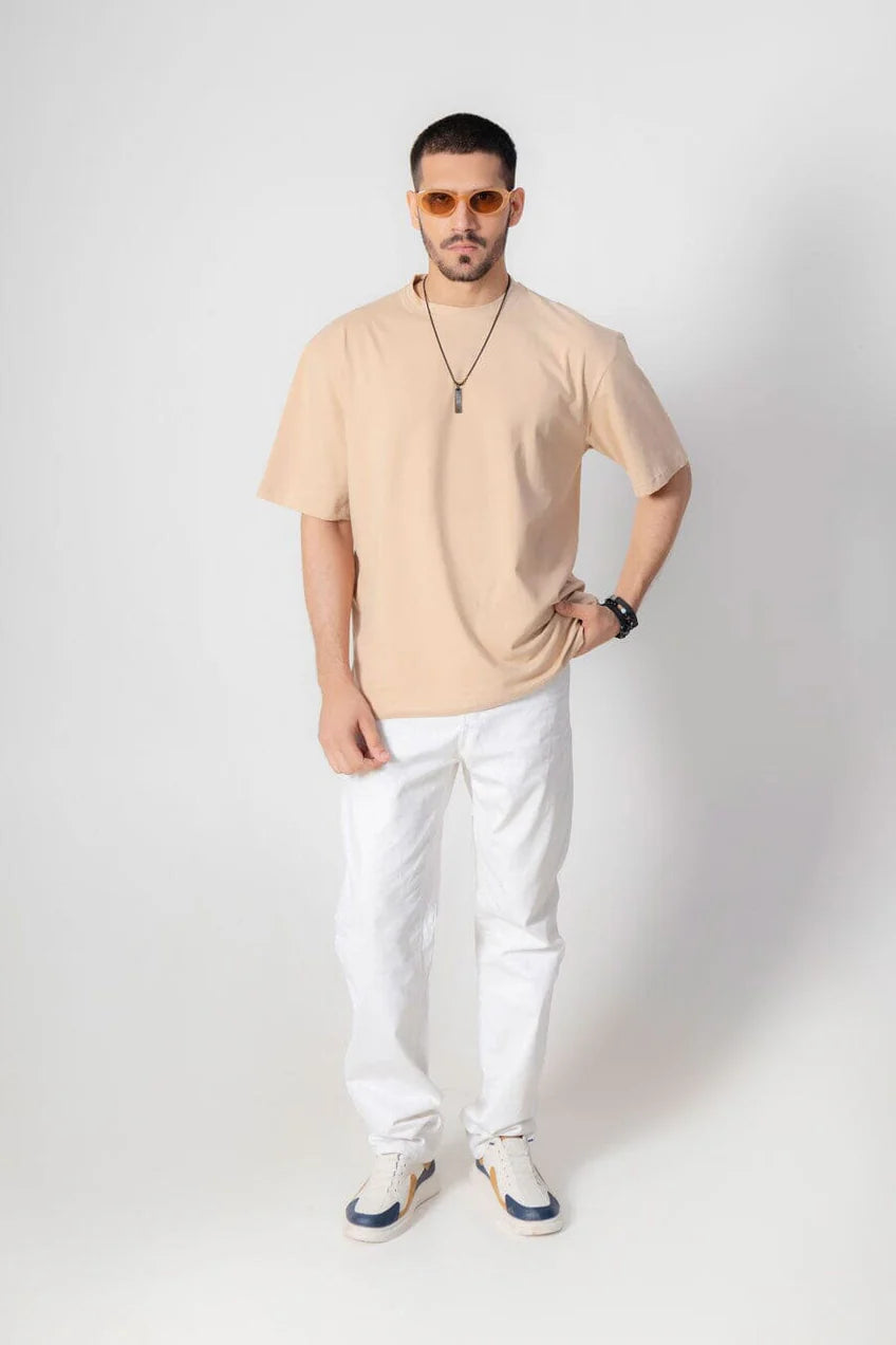 Men's Lightweight Oversized Basic Tee Shirt