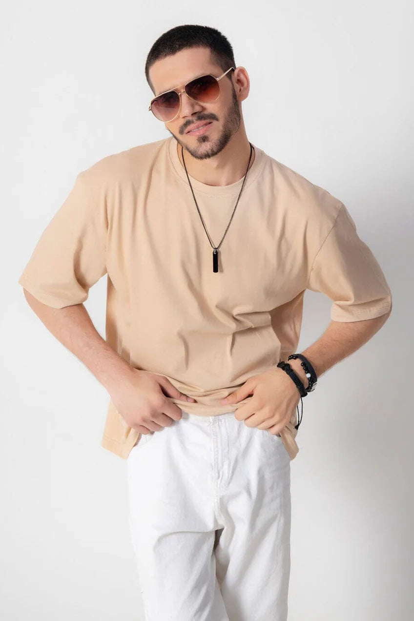 Men's Lightweight Oversized Basic Tee Shirt